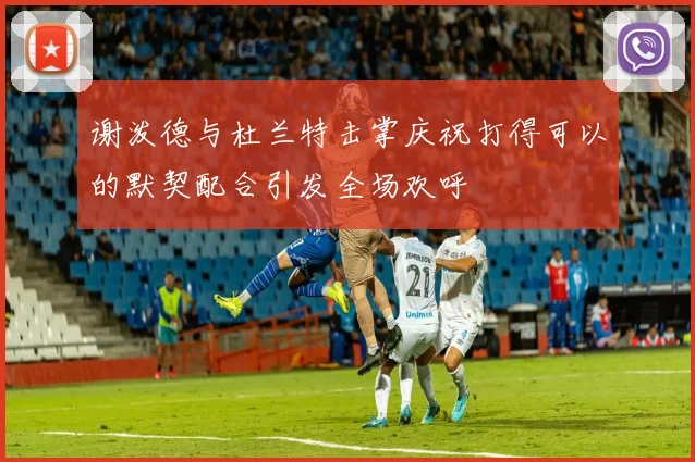谢泼德与杜兰特击掌庆祝打得可以的默契配合引发全场欢呼
